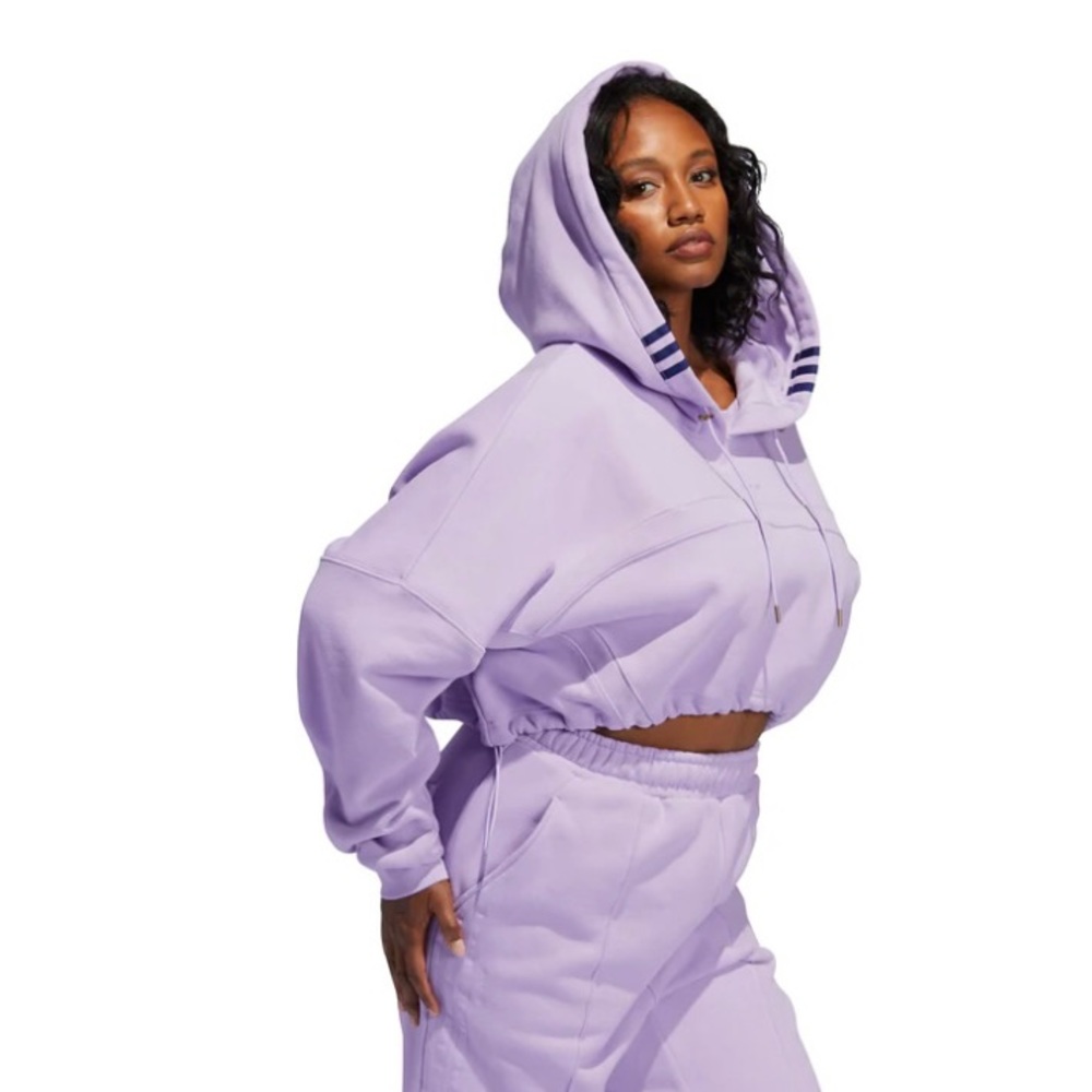 IVY PARK x Adidas Cropped Hooded Shrug - Size M